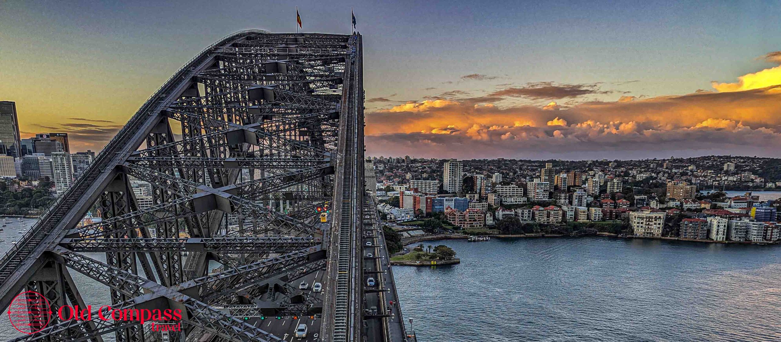 The sun goes down over Sydney - Two Icons Tour © Mark Bowyer